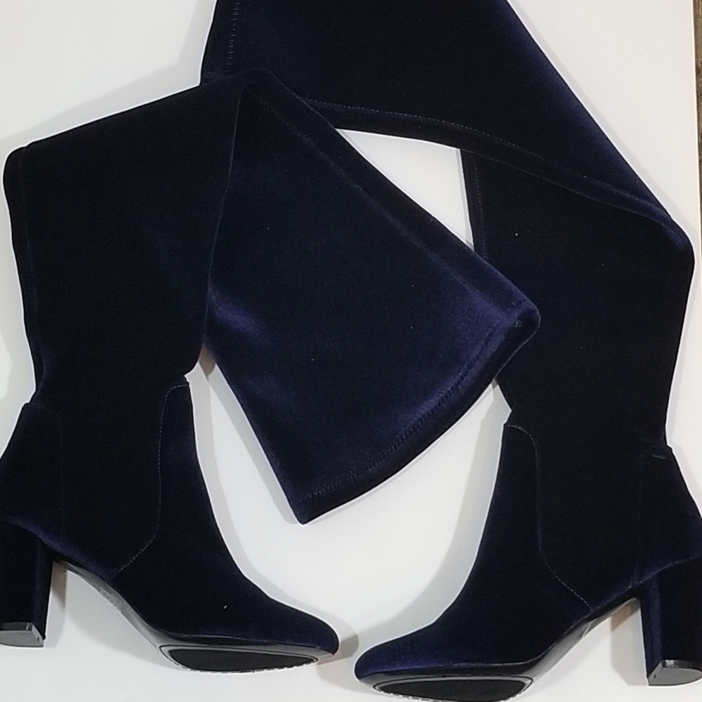 L4L Thigh high boots Blue 
Womens size 8